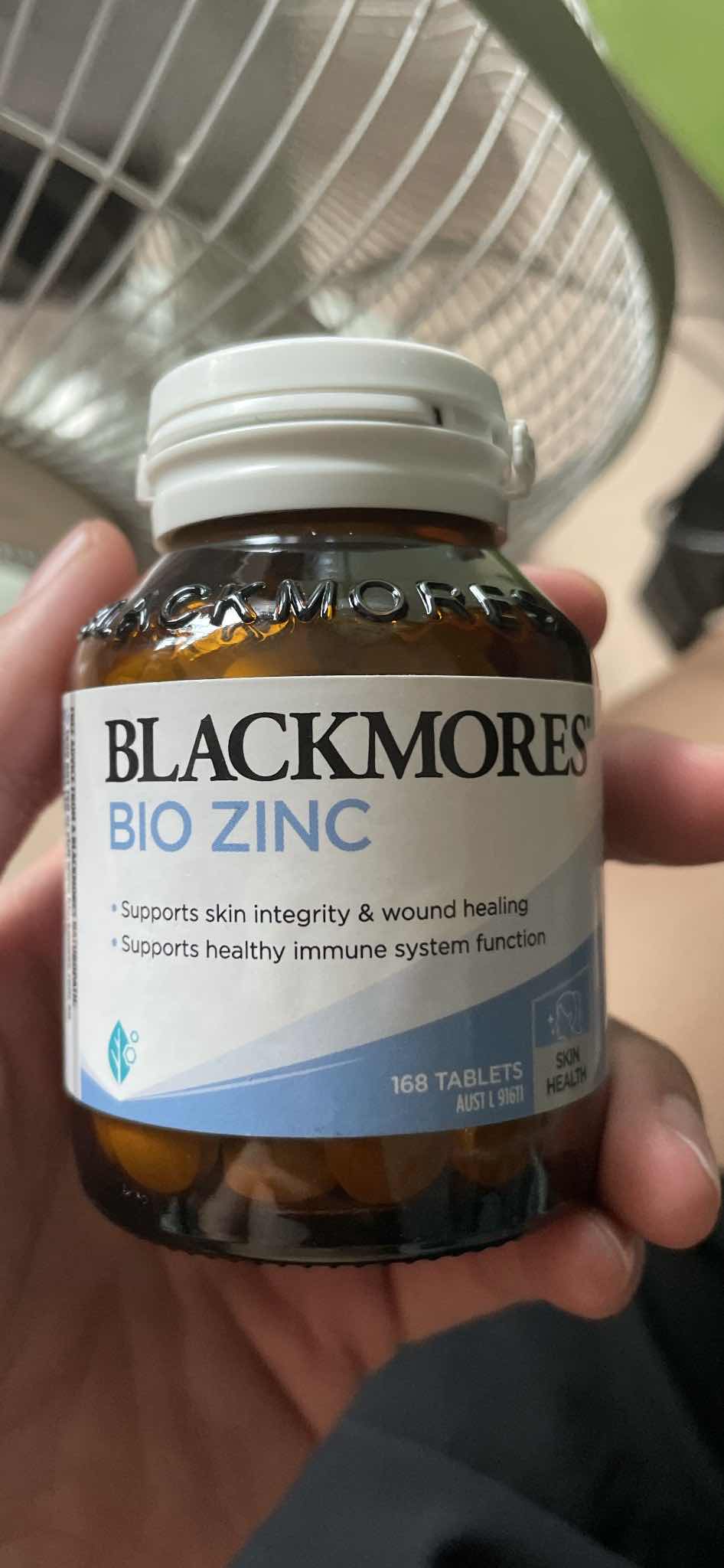Viên Kẽm Tự Nhiên Blackmores Bio Zinc 84 Viên - Tăng Cường Đề Kháng, Hỗ Trợ Làm Đẹp Da và Giảm Mụn Trứng Cá