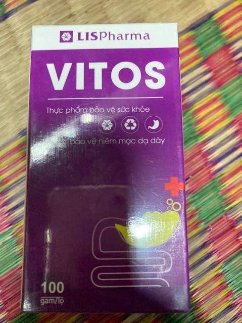 Viên uống hỗ trợ dạ dày Vitos - Cải thiện viêm loét và giảm cơn đau dạ dày - Thực phẩm chức năng chăm sóc sức khỏe tiêu hóa