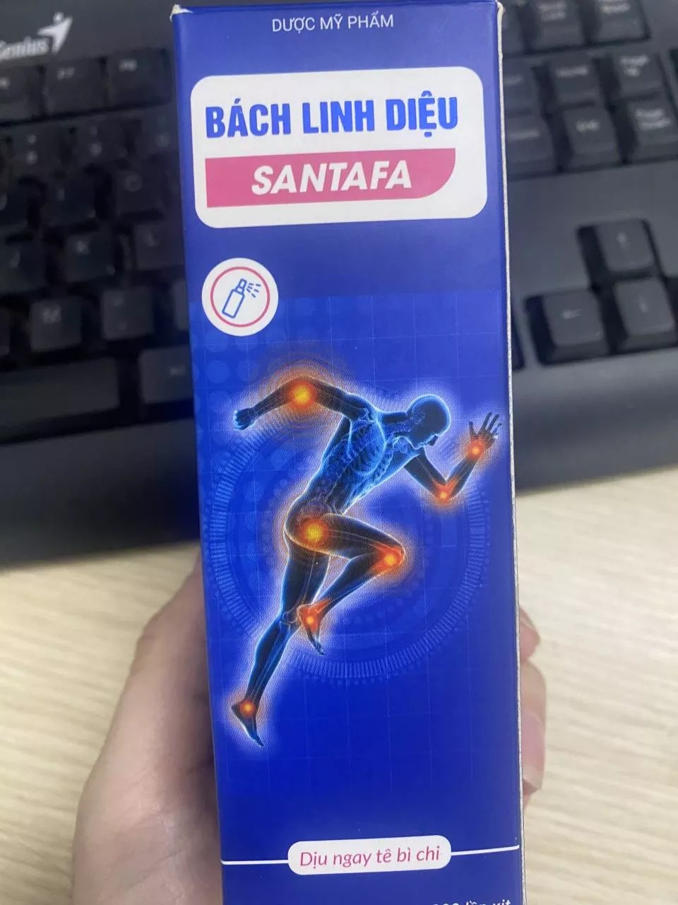 Chai Xịt Xoa Bóp Chấn Thương Bách Linh Diệu Giảm Đau, Hỗ Trợ Lưu Thông Máu, Đau Nhức Xương Khớp