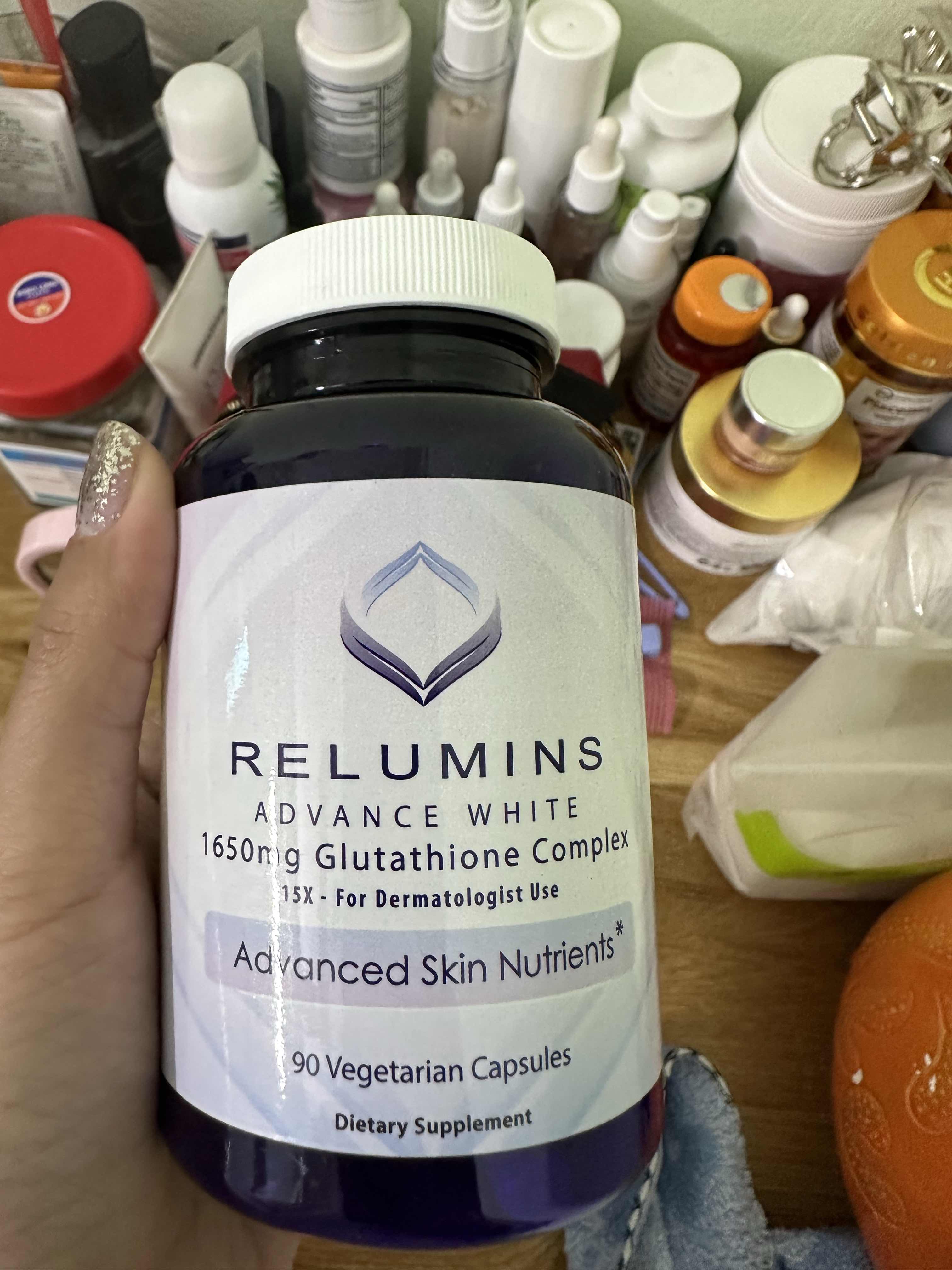 Viên uống trắng da Relumins Advance White 1650mg - Hỗ trợ làm trắng da tự nhiên với Glutathione cao từ Mỹ