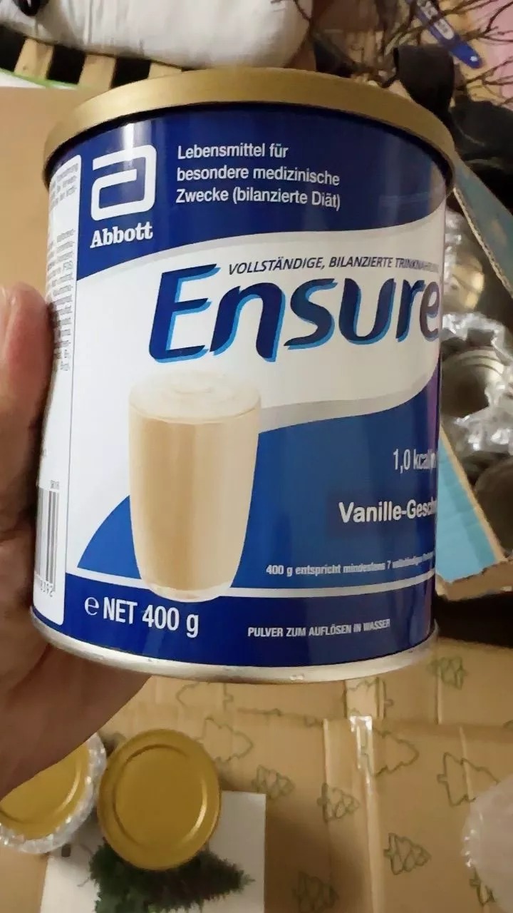 Sữa Ensure Đức 400g - Dinh Dưỡng Hỗ Trợ Sức Khỏe Cho Mọi Lứa Tuổi, Protein, Vitamin, Canxi, Tăng Cường Miễn Dịch