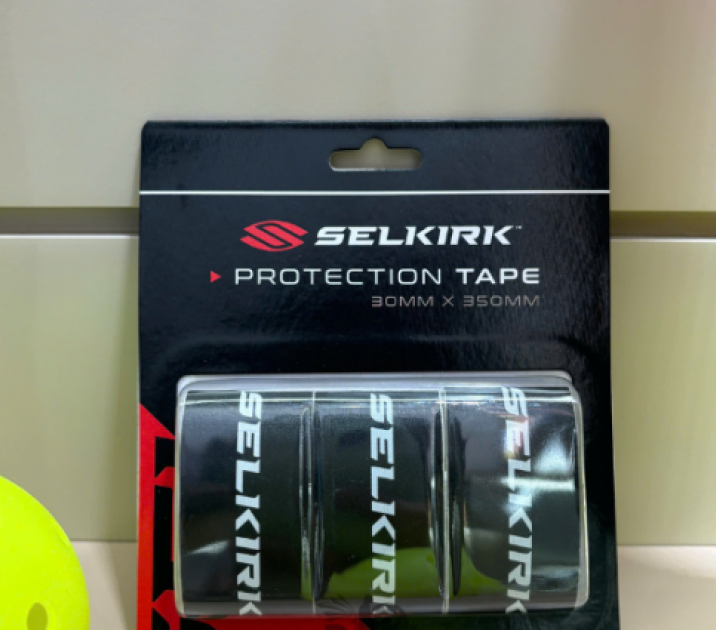 Băng Dán Bảo Vệ Cạnh Vợt Pickleball Selkirk 30mm - Set 3 Màu Đen/Trắng, Chống Trầy Xước, Dễ Dán, Chất Liệu Cao Cấp