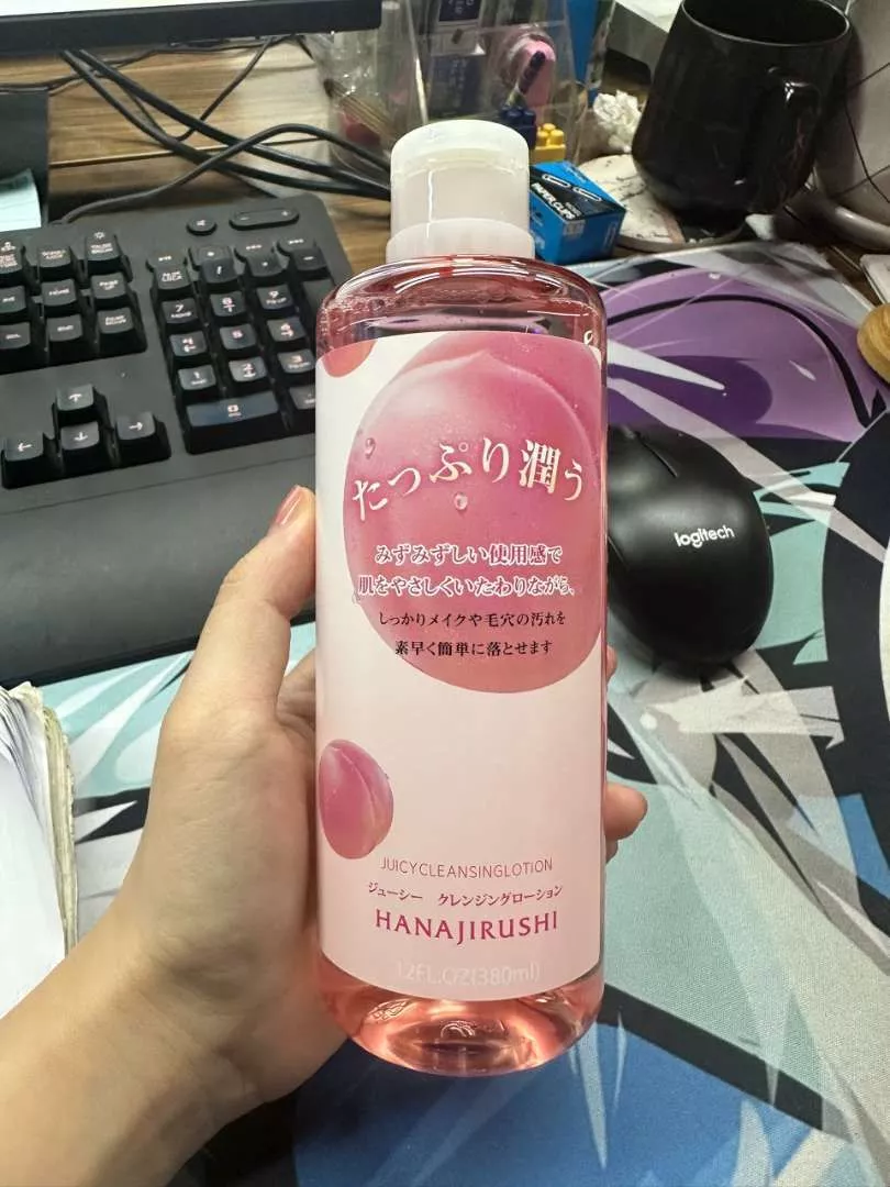 Nước tẩy trang Hanajirushi Juicy Cleansing Lotion 380ml - Sạch sâu, Dưỡng ẩm, Phù hợp mọi loại da, Thành phần tự nhiên