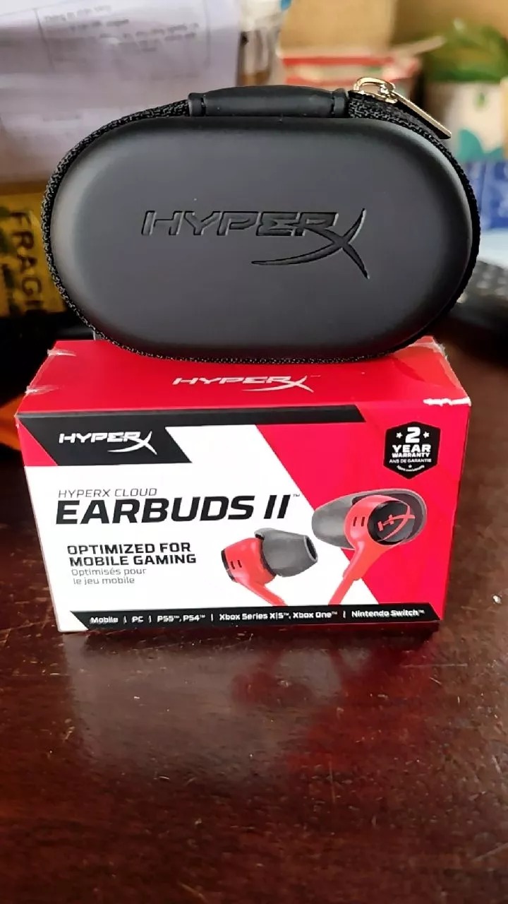Tai Nghe Gaming HyperX Cloud Earbuds II - Âm Thanh Chất Lượng, Thiết Kế Nhỏ Gọn, Tương Thích PC, Di Động, Nhiều Màu Sắc