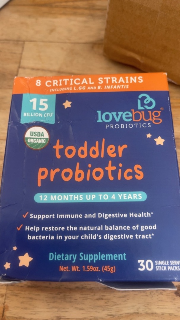 Men vi sinh LoveBug cho bé từ 12 tháng đến 4 tuổi - Hỗ trợ tiêu hóa và tăng sức đề kháng với 15 tỷ lợi khuẩn và 8 chủng vi sinh