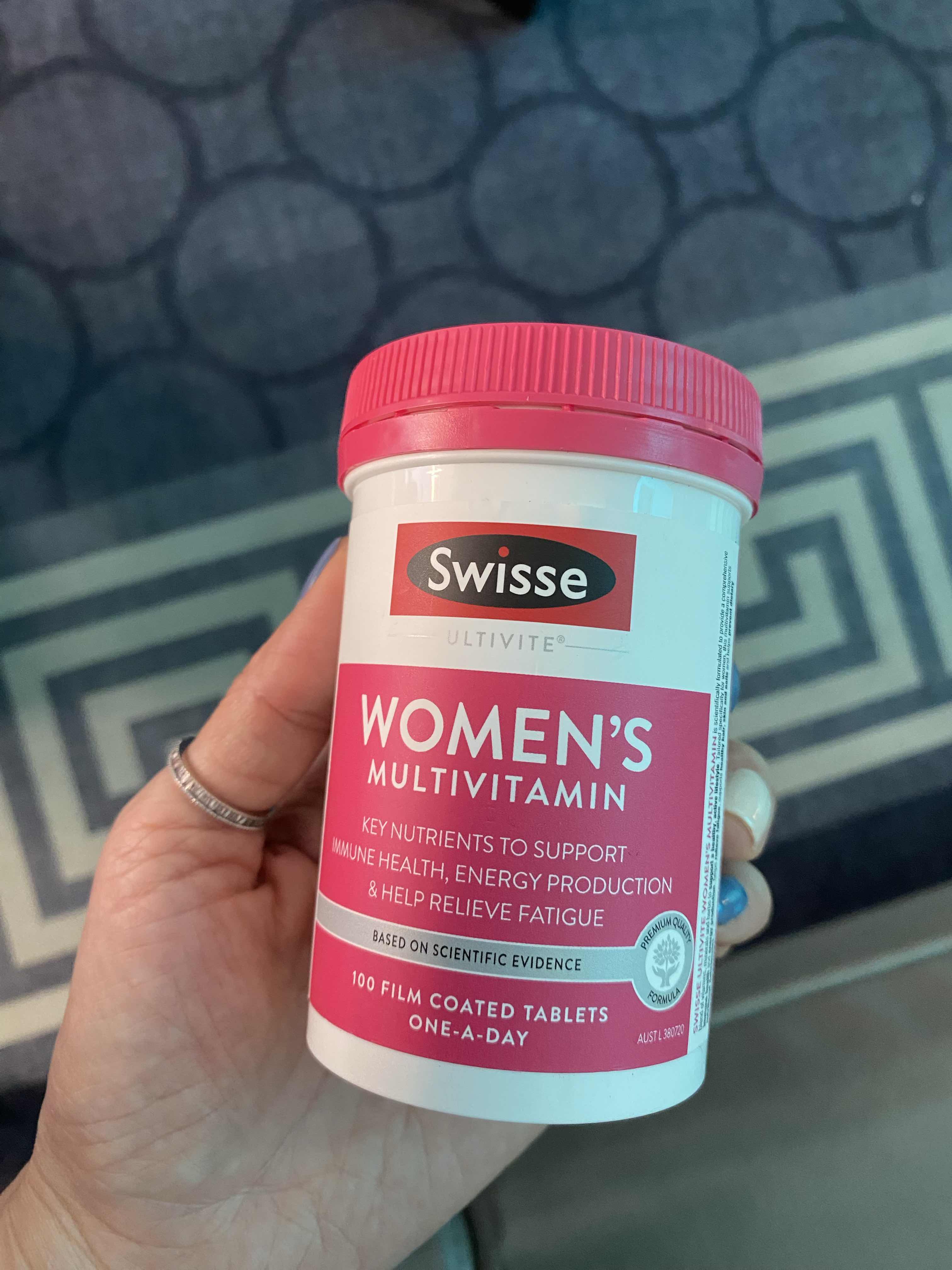 Vitamin Tổng Hợp Swisse Women's Ultivite Multivitamin 60 Viên - Hỗ Trợ Sức Khỏe Phụ Nữ, Giảm Mệt Mỏi, Tăng Cường Năng Lượng