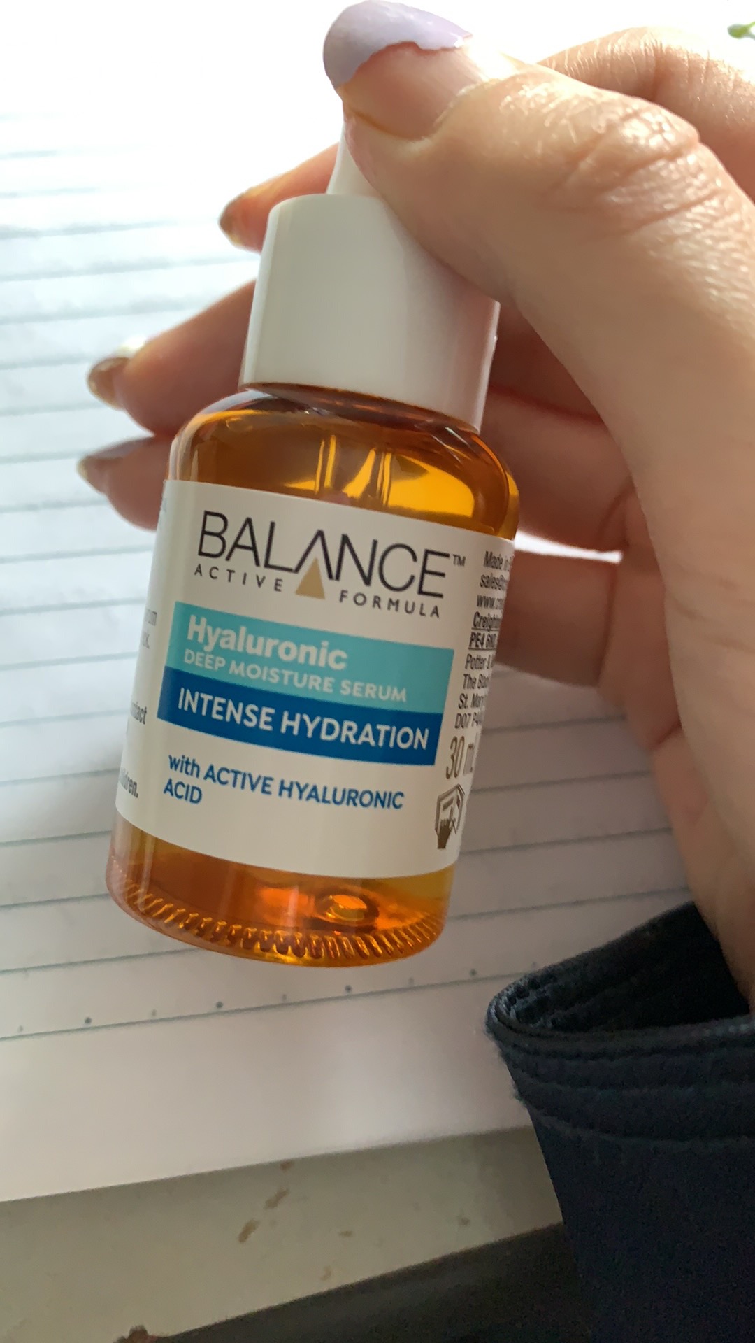 Serum Balance Hyaluronic Deep Moisture 30ml - Tinh Chất Cấp Nước, Chống Lão Hóa, Dưỡng Ẩm Sâu cho Da Mịn Màng, Tươi Trẻ