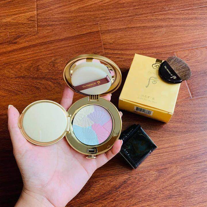 Phấn Phủ Ngũ Sắc Whoo Color Powder Pact - Phấn Trang Điểm Tạo Độ Bắt Sáng Tự Nhiên và Che Phủ Hoàn Hảo Cho Làn Da Rạng Rỡ