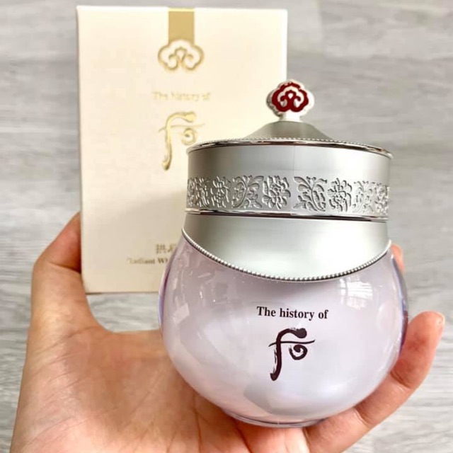 Kem Dưỡng Trắng Hoàng Cung Whoo Radiant White Moisture Cream - Giúp Sáng Da, Mờ Thâm Nám, Cung Cấp Độ Ẩm 60ml