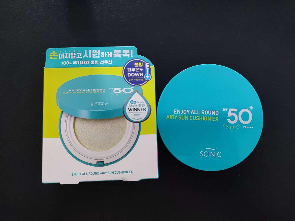 Phấn Nước Scinic Ex SPF50 - Chống Nắng, Kiềm Dầu, Nâng Tone Da Tự Nhiên, Phấn Trang Điểm Hàn Quốc 25g