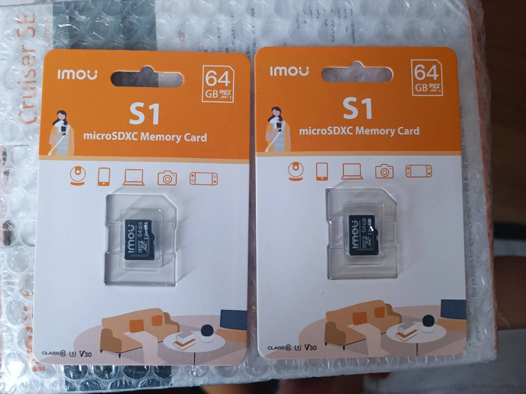 Thẻ Nhớ MicroSD Imou 32GB/64GB - Thẻ Nhớ Chuyên Dụng Cho Camera IP và Hành Trình Ô Tô, Bảo Vệ Kháng Nước, Bụi, Nhiệt Độ Cao