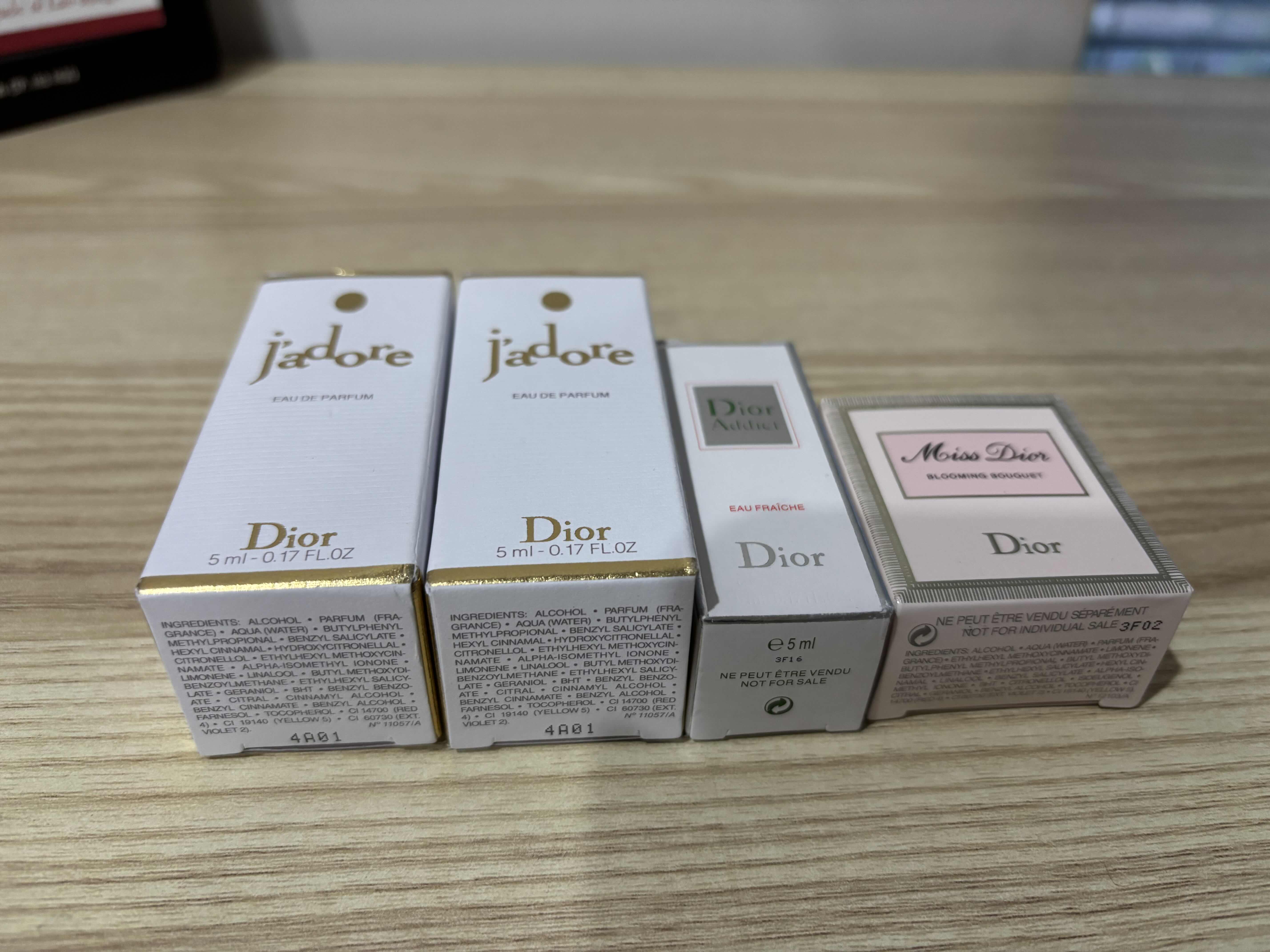 Set nước hoa mini Di-or 4 chai 5ml 