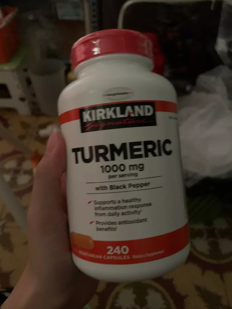 Viên uống tinh chất nghệ Kirkland Signature Turmeric 1000 mg - Hỗ trợ tiêu hóa và chống oxy hóa, giúp làm đẹp da và cải thiện sức khỏe tim mạch