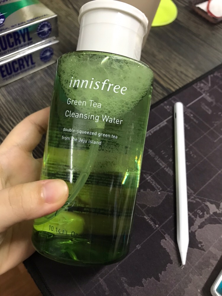 Nước Tẩy Trang Trà Xanh Innisfree Green Tea Cleansing Water 320ml - Dành Cho Da Dầu, Mụn, Hỗ Trợ Kiềm Dầu Và Ngăn Ngừa Mụn