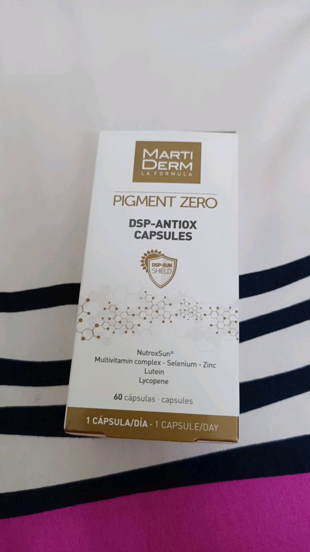 Viên Uống Chống Nắng Sáng Da MartiDerm Pigment Zero DSP Antiox - Giúp Bảo Vệ Da, Ngăn Ngừa Sạm Nám, Tăng Cường Độ Rạng Rỡ 60 Viên