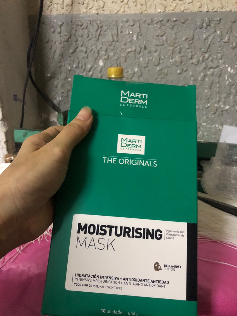 Mặt Nạ Dưỡng Trắng MartiDerm The Originals Moisturising Mask - Hộp 10 Miếng, Cấp Ẩm, Cải Thiện Da Khô, Chăm Sóc Da Chuyên Sâu