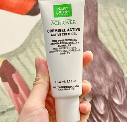 Kem Dưỡng Martiderm Acniover Active Cremigel 40ml - Giảm Nhờn, Ngừa Mụn Hiệu Quả, Se Khít Lỗ Chân Lông Cho Da Dầu Mụn