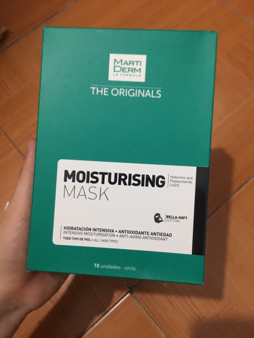 Mặt Nạ Dưỡng Trắng MartiDerm The Originals Moisturising Mask - Hộp 10 Miếng, Cấp Ẩm, Cải Thiện Da Khô, Chăm Sóc Da Chuyên Sâu