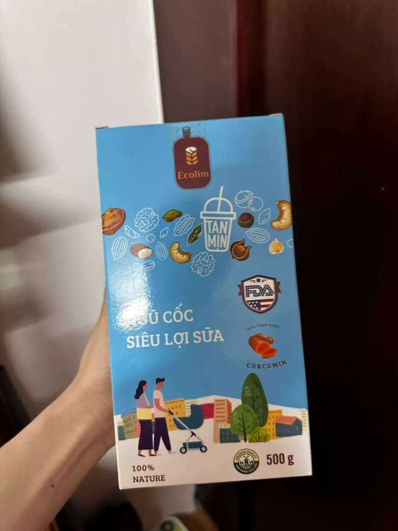 Ngũ Cốc Lợi Sữa Ecolim 500g Cho Mẹ Sau Sinh - Tăng Cường Dinh Dưỡng & Lượng Sữa Tự Nhiên, An Toàn & Hữu Cơ