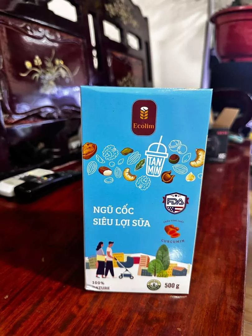 Ngũ Cốc Lợi Sữa Ecolim 500g Cho Mẹ Sau Sinh - Tăng Cường Dinh Dưỡng & Lượng Sữa Tự Nhiên, An Toàn & Hữu Cơ