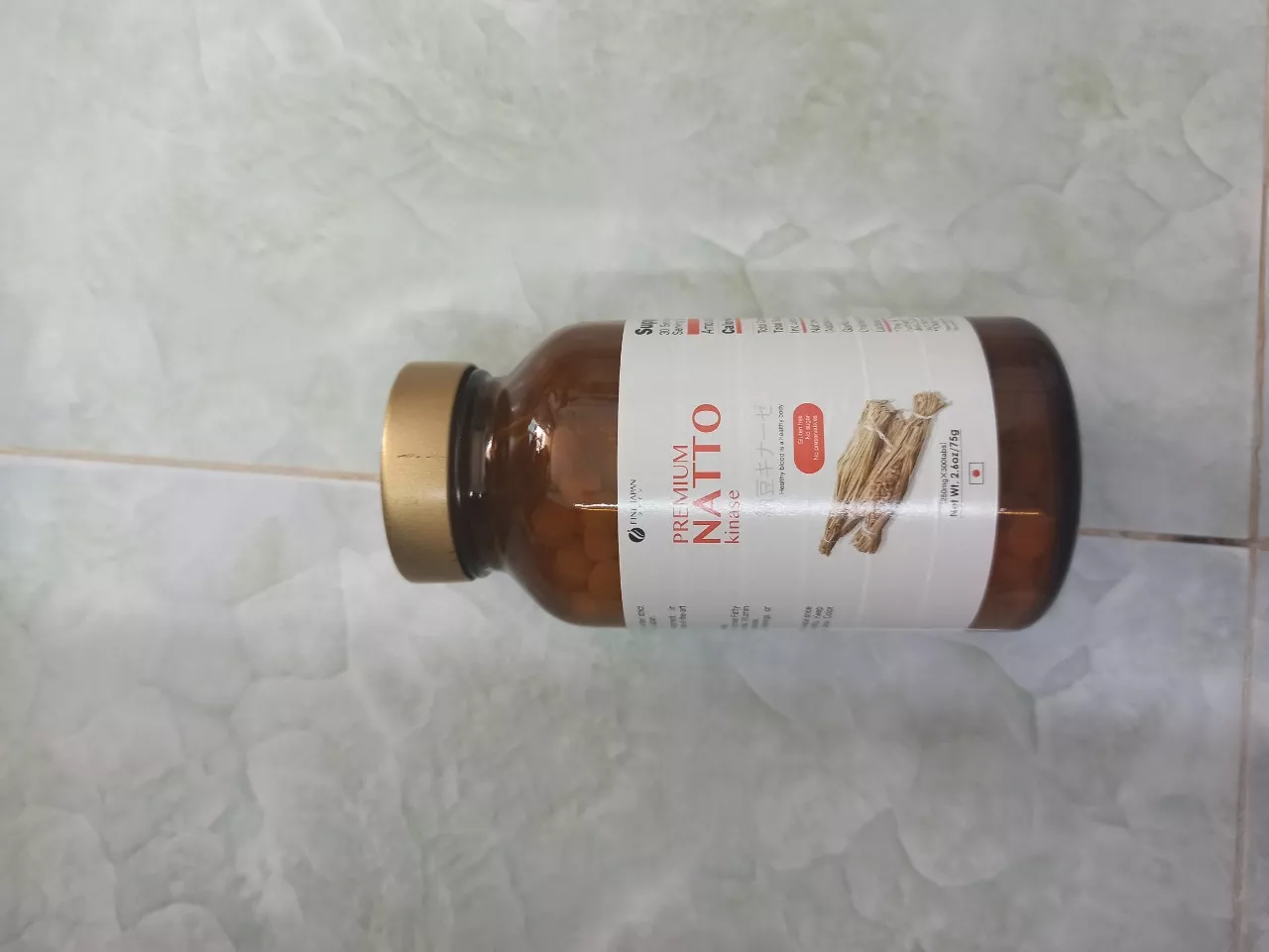 Viên uống Nattokinase 2000FU Fine Japan - Hỗ trợ sức đề kháng, miễn dịch, sức khỏe tim mạch, cải thiện lưu thông máu - 300 viên nhập khẩu Nhật Bản