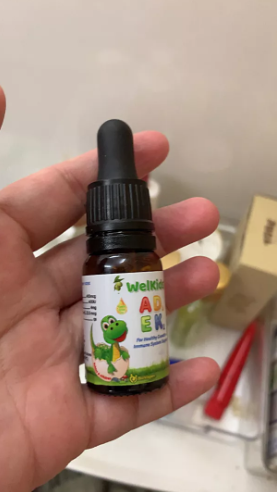 Vitamin A, E, D3, K2 MK7 Dạng Giọt Biovagen WelKids ADEK 10ml - Bổ Sung Vitamin Tan Trong Dầu Olive Hữu Cơ Cho Trẻ Nhỏ