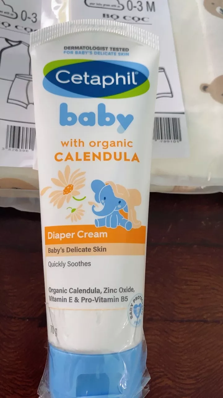 Kem Trị Hăm Cetaphil Baby Diaper Cream 70g - Cấp Ẩm, Làm Dịu Da Nhạy Cảm Cho Bé, Không Nhờn, Không Kích Ứng