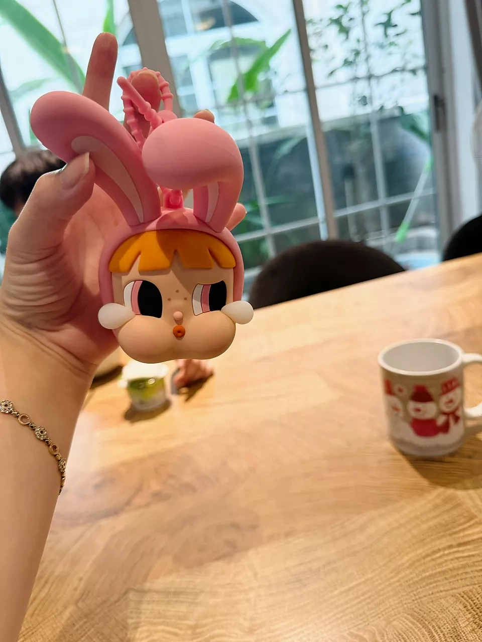 Gương Trang Điểm Pop Mart Crybaby Powerpuff Girls - Gương Pendant Nhân Vật Blossom Chibi Dễ Thương, Tiện Lợi Mang Theo