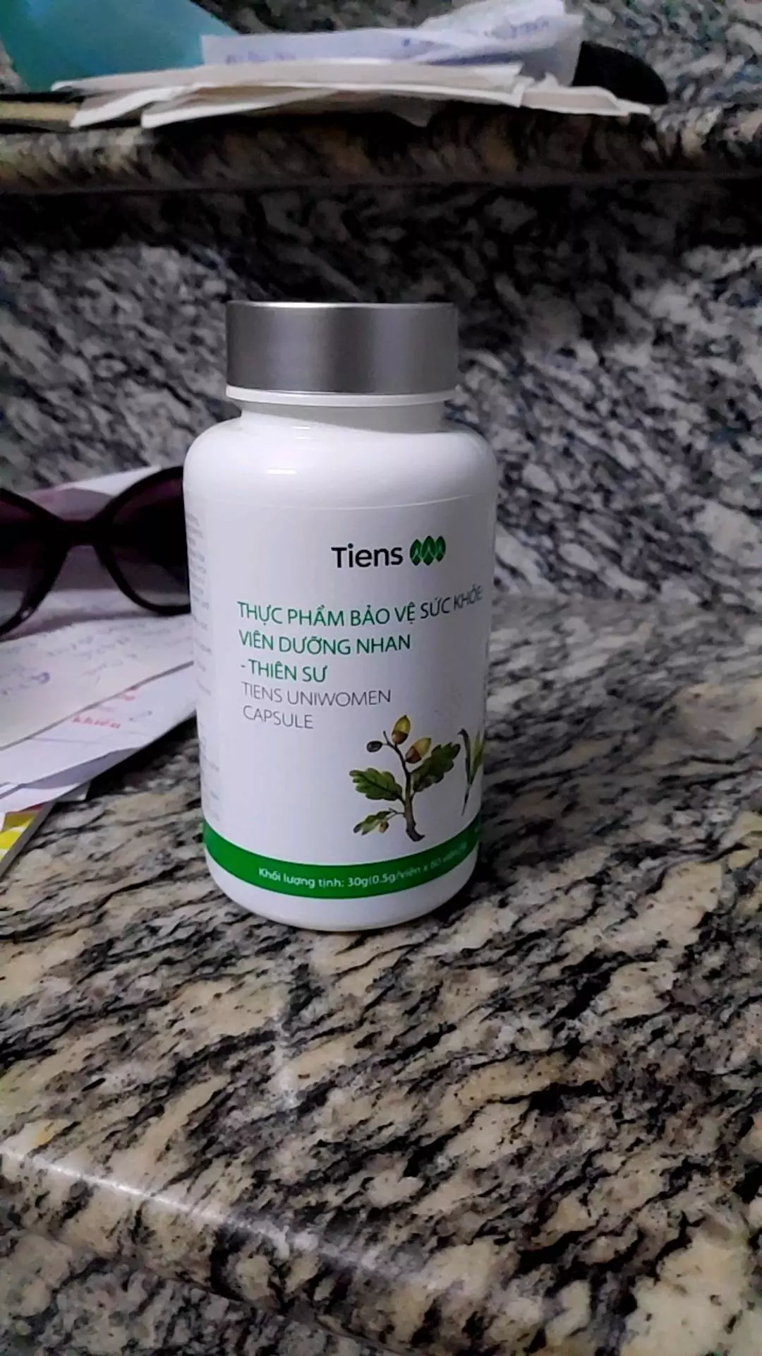 Viên Dưỡng Nhan Thảo Mộc Tiens Uniwomen - Hỗ Trợ Sức Khỏe & Làm Đẹp Da Cho Phụ Nữ Sau Sinh, Chiết Xuất Tự Nhiên 60 Viên