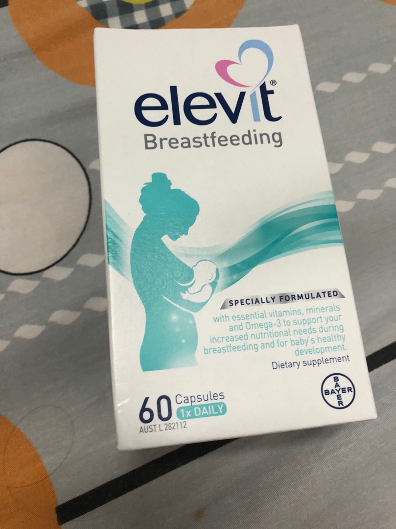 Vitamin Elevit Sau Sinh Breastfeeding của Úc 60 Viên - Hỗ Trợ Mẹ Phục Hồi Sức Khỏe và Cải Thiện Chất Lượng Sữa Mẹ