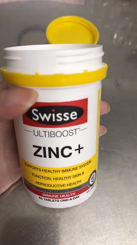 Viên uống Kẽm Zinc+ Swisse của Úc - Bổ sung Kẽm & Vitamin Hỗ Trợ Sức Khỏe Miễn Dịch, Làm Đẹp Da, Tóc - 60/120 Viên