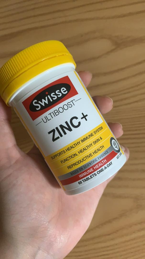 Viên uống Kẽm Zinc+ Swisse của Úc - Bổ sung Kẽm & Vitamin Hỗ Trợ Sức Khỏe Miễn Dịch, Làm Đẹp Da, Tóc - 60/120 Viên