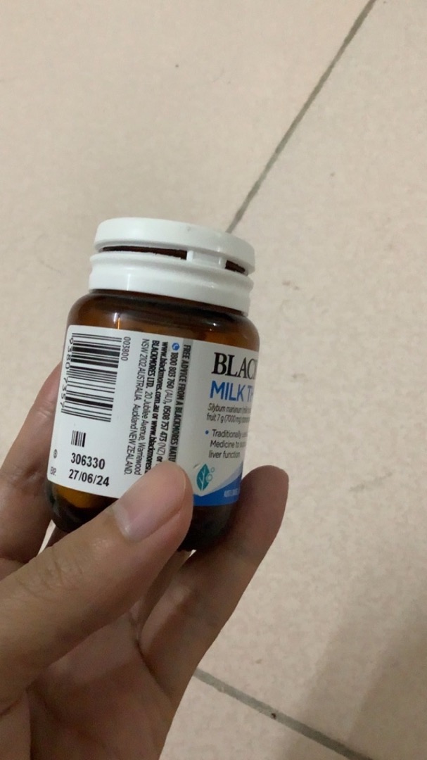 Viên Uống Bổ Gan Blackmores Milk Thistle Úc - Hỗ Trợ Thanh Lọc Cơ Thể, Giúp Tăng Cường Chức Năng Gan - 42 Viên TPCN