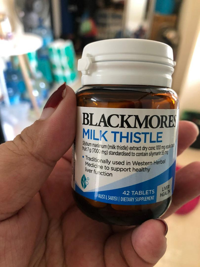 Viên Uống Bổ Gan Blackmores Milk Thistle Úc - Hỗ Trợ Thanh Lọc Cơ Thể, Giúp Tăng Cường Chức Năng Gan - 42 Viên TPCN