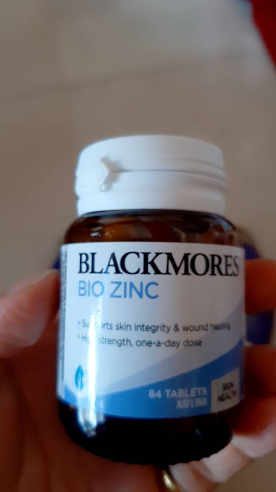 Viên Kẽm Tự Nhiên Blackmores Bio Zinc 84 Viên - Tăng Cường Đề Kháng, Hỗ Trợ Làm Đẹp Da và Giảm Mụn Trứng Cá