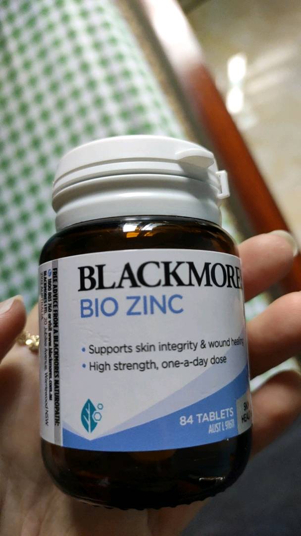 Viên Kẽm Tự Nhiên Blackmores Bio Zinc 84 Viên - Tăng Cường Đề Kháng, Hỗ Trợ Làm Đẹp Da và Giảm Mụn Trứng Cá