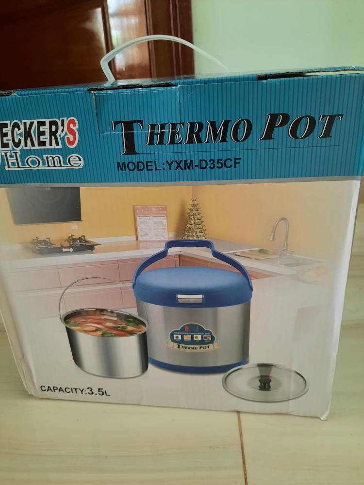 Nồi ủ nhiệt đa năng Thermo Pot Decker's Home YXM-D35CF 3.5L - Giúp giữ nhiệt và dinh dưỡng cho món ăn ngon miệng