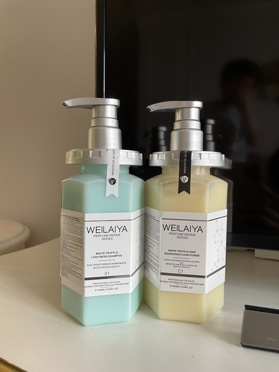Bộ Dầu Gội Xả Phục Hồi Đa Tầng Nấm Truffle Weilaiya 450ml - Giúp Tóc Bồng Bềnh, Suôn Mượt, Chăm Sóc Toàn Diện Từ Thiên Nhiên