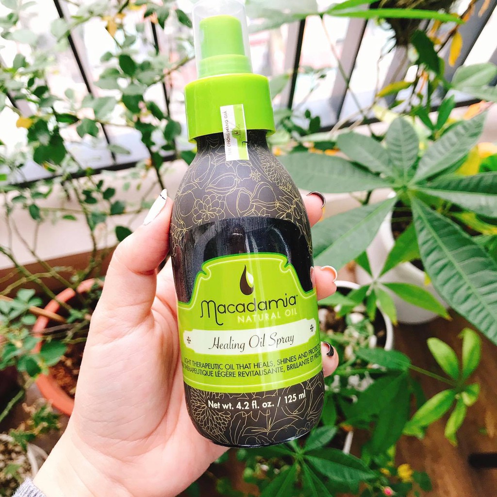 Xịt Dưỡng Tóc Macadamia Healing Oil Spray 125ml - Dưỡng Ẩm, Làm Bóng, và Bảo Vệ Tóc Khỏe Mạnh, Không Nhờn Dính