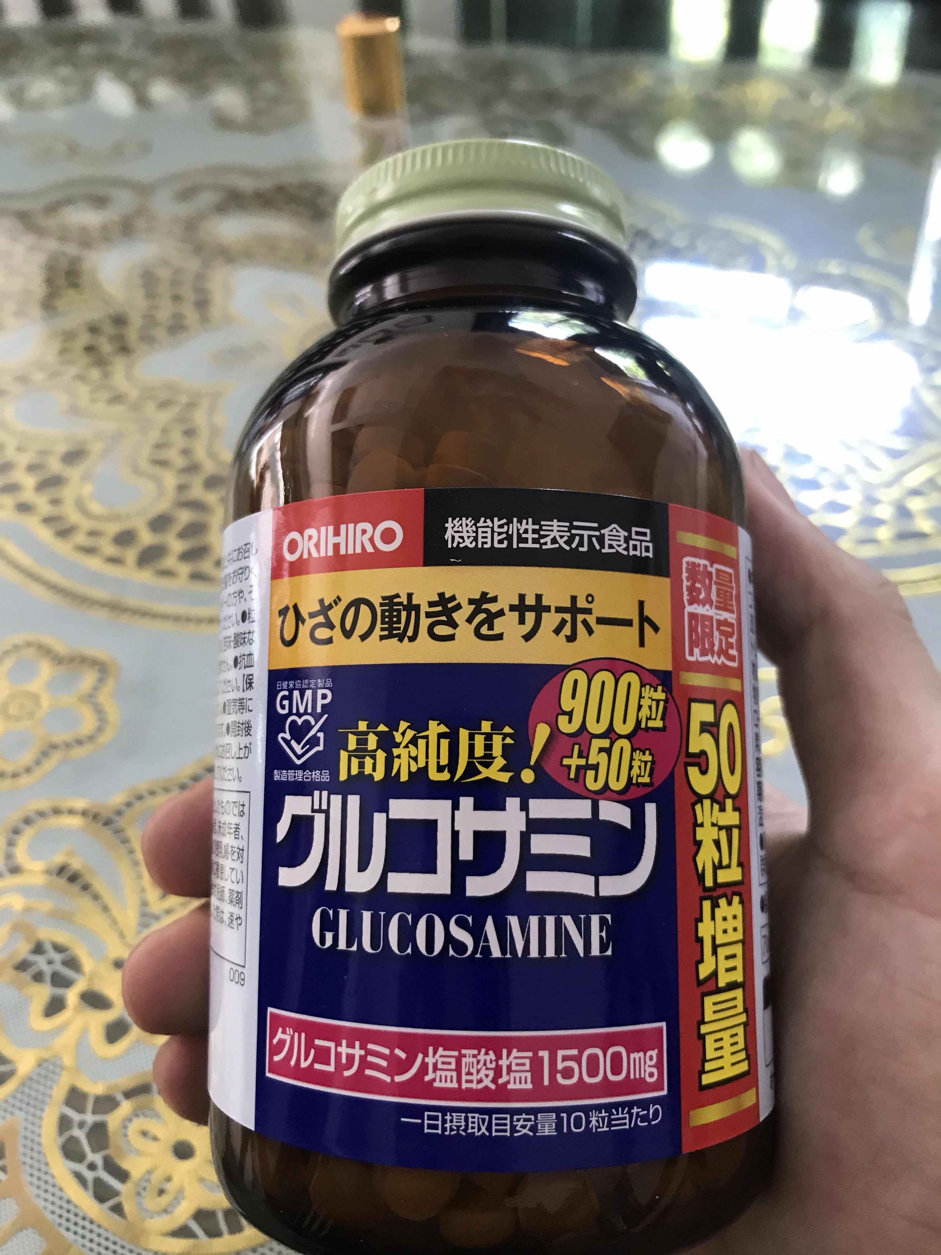(Auth Nhật) Viên Uống Glucosamine Orihiro 1500mg Nhật Bản 950 Viên - Hỗ Trợ Xương Khớp Người Trưởng Thành