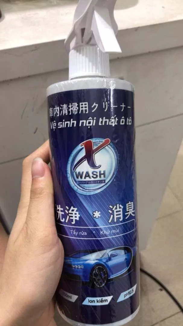 Nước Tẩy Rửa Nội Thất Ô Tô Xwash - Khử Mùi, An Toàn Cho Da, Công Nghệ Ion Hoá, Sạch Nhanh Tất Cả Bề Mặt Nội Thất Xe Hơi