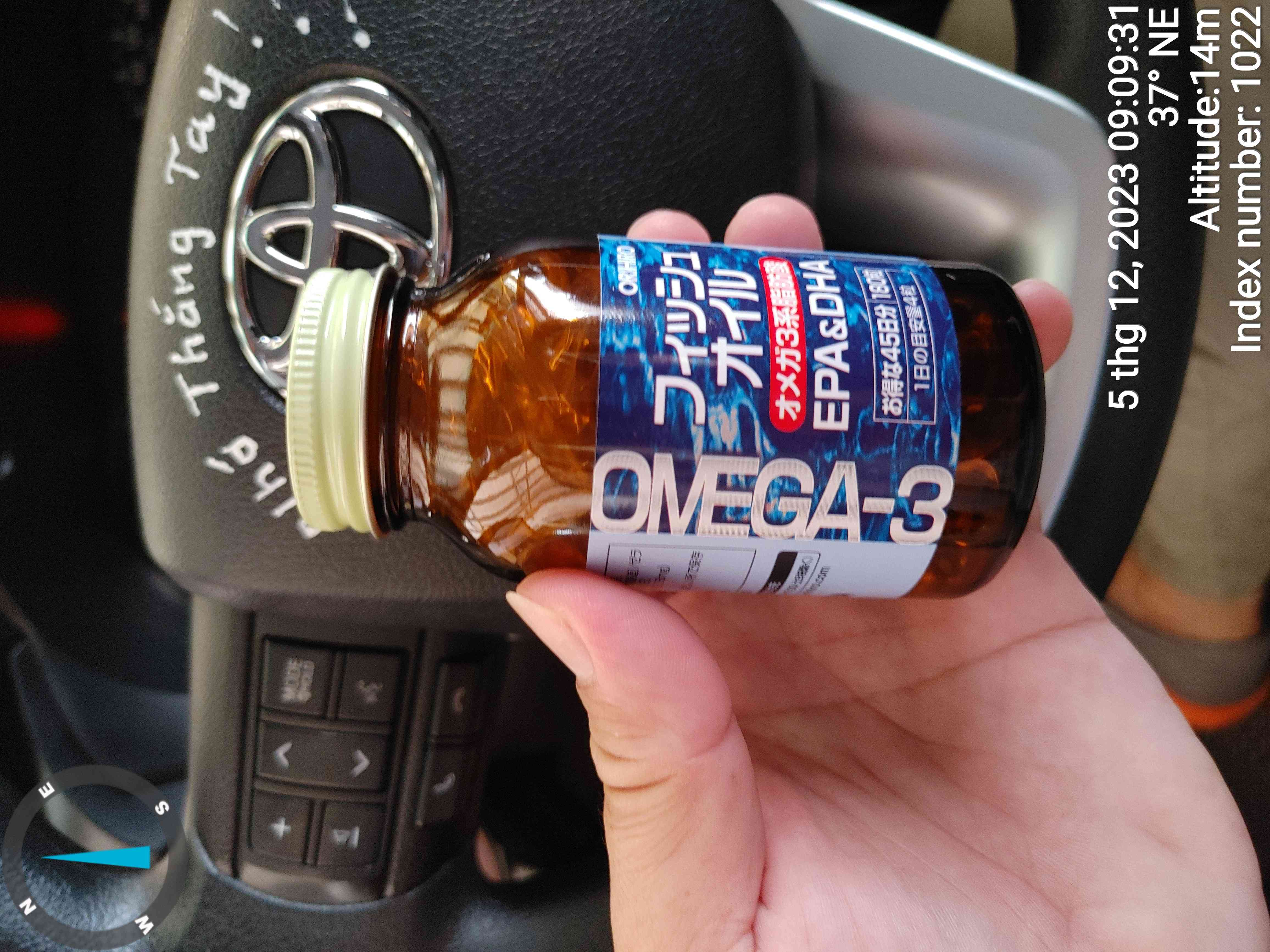 Dầu Cá Omega 3 Orihiro Nhật Bản 180 Viên - Hỗ Trợ Tim Mạch, Trí Não và Thị Lực, Hàm Lượng Omega 3 Cao 300mg Trong 1 Liều Dùng