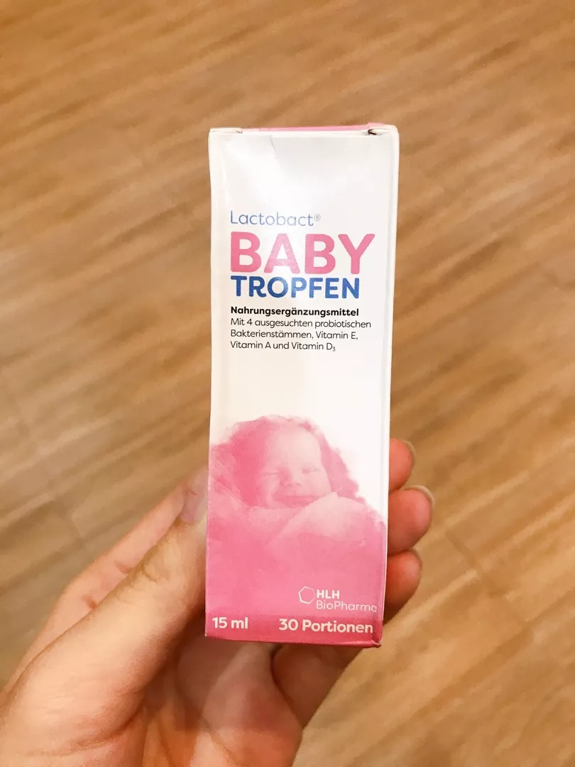 Men vi sinh Lactobact Baby Tropfen cho trẻ - Hỗ trợ tiêu hóa, sức khỏe, miễn dịch với 200 triệu lợi khuẩn & vitamin thiết yếu, 15ml