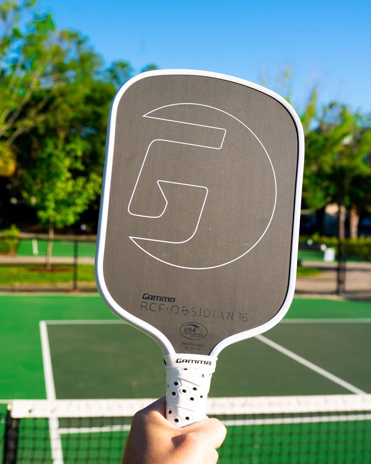 Vợt Pickleball Gamma Obsidian 16 - Vợt Chơi Phòng Thủ Độ Dày 16mm, Chất Liệu Carbon Toray T700, Kiểm Soát Tối Ưu