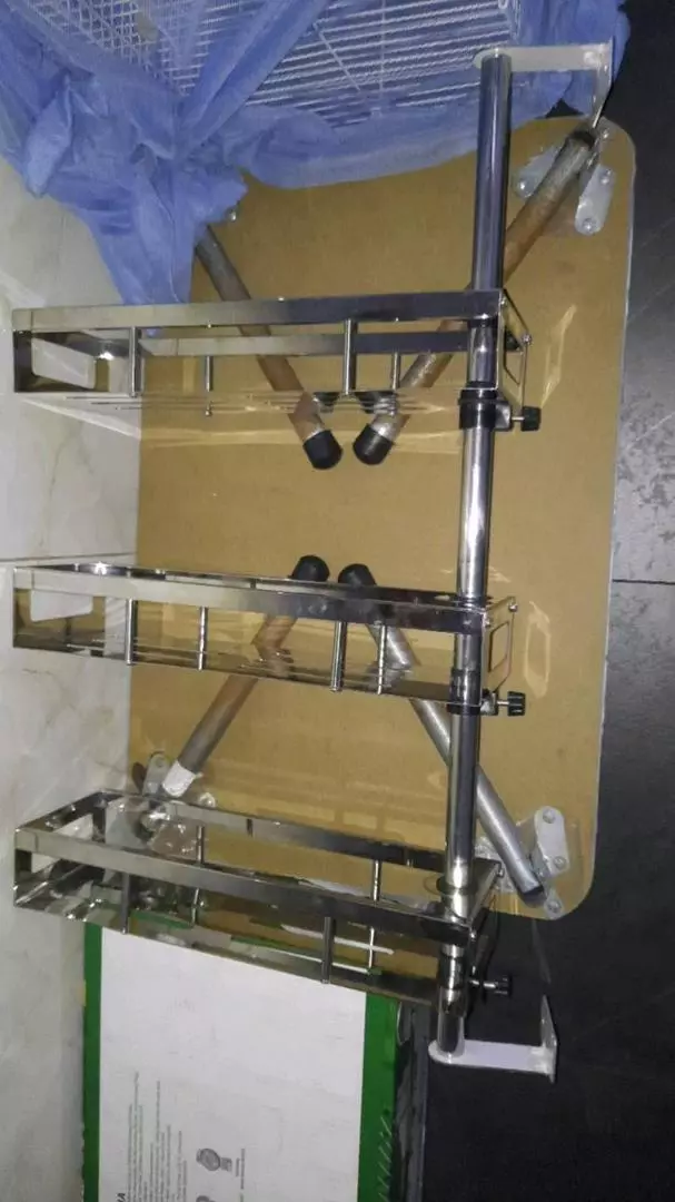 Kệ Gia Vị Xoay 180 Độ Oenon - Inox SUS304 Chất Lượng Cao, Có Thể Điều Chỉnh Chiều Cao, Tiện Lợi Cho Căn Bếp Gọn Gàng