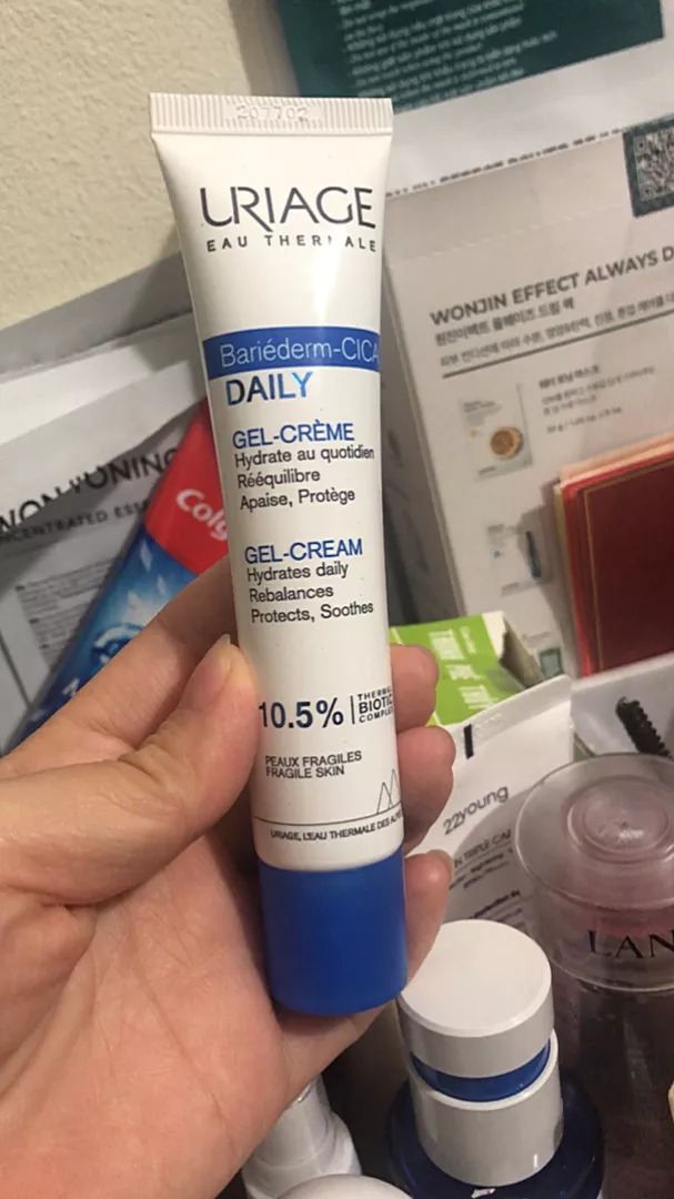 Kem Phục Hồi Da Hằng Ngày Uriage Bariederm Cica Daily Gel Creme 40ml - Dưỡng Ẩm, Phục Hồi Da Nhạy Cảm, Giảm Đỏ Rát