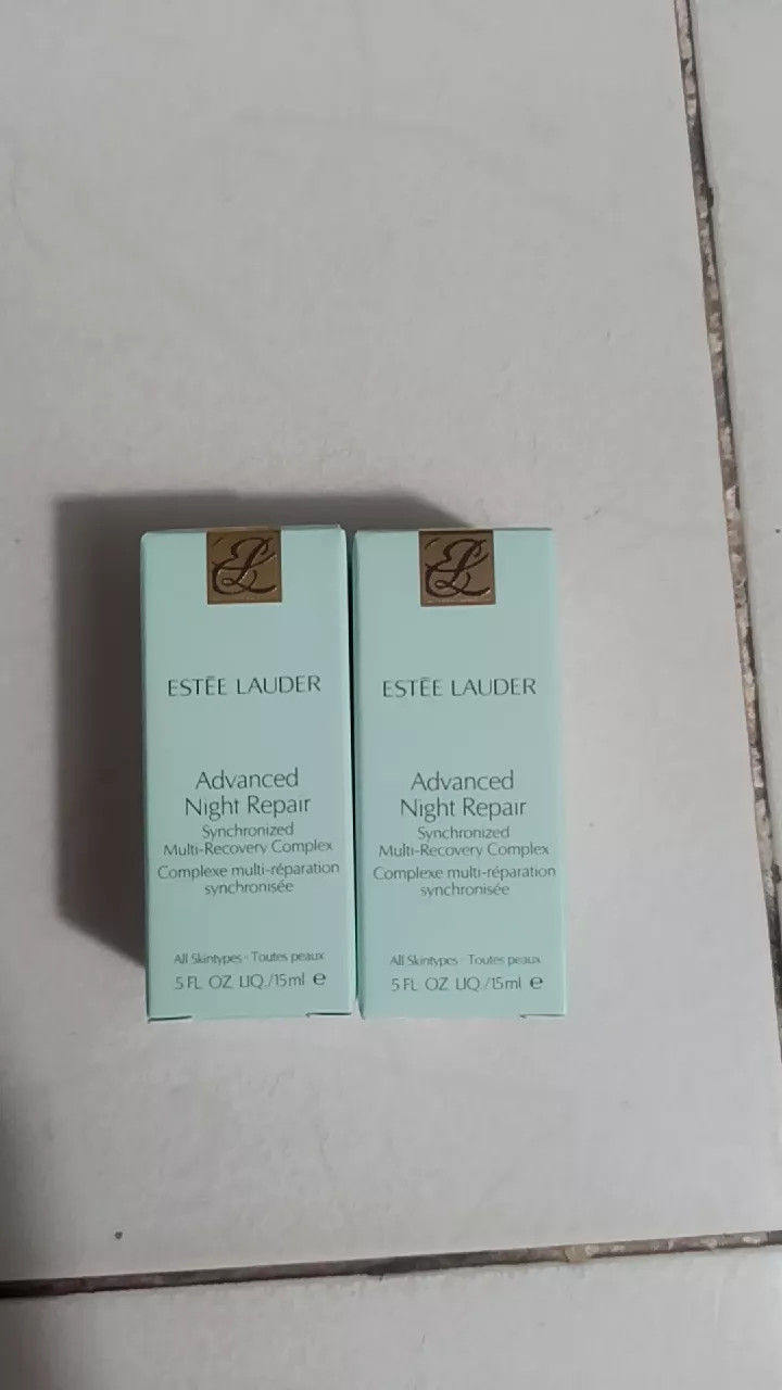 Set Serum và Kem Dưỡng Mắt Estee Lauder Advanced Night Repair 15ml + 5ml - Chống Lão Hóa, Nếp Nhăn và Quầng Thâm