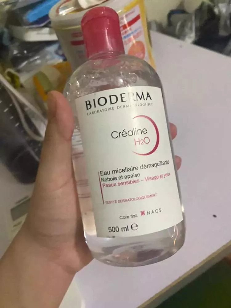 Nước tẩy trang Bioderma H2O 500ml - Sạch sâu, dịu nhẹ cho da nhạy cảm và da dầu mụn - Mỹ phẩm Pháp chính hãng