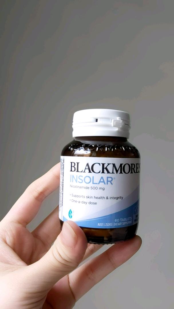 Viên Uống Đẹp Da Blackmores Insolar 500mg - Tăng Cường Vitamin B3, Giúp Da Căng Mịn và Khỏe Mãi