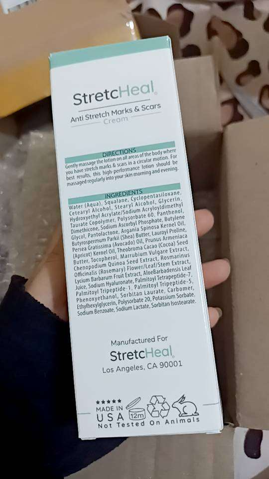 Kem Bôi Rạn Da Chuyên Dụng StretcHeal 180ml - Hỗ Trợ Làm Mờ Vết Rạn Da Trước Và Sau Sinh, Tăng Độ Đàn Hồi Da